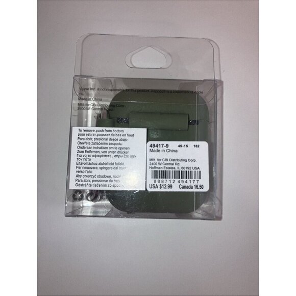 Claire’s Green Apple AirPod Case New - Picture 2 of 2